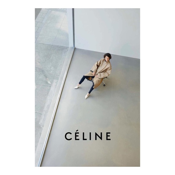 CÉLINE MACKINTOSH WATERPROOF COTTON BELTED TRENCH COAT SIZE 34 BY PHOEBE PHILO - Picture 10 of 16